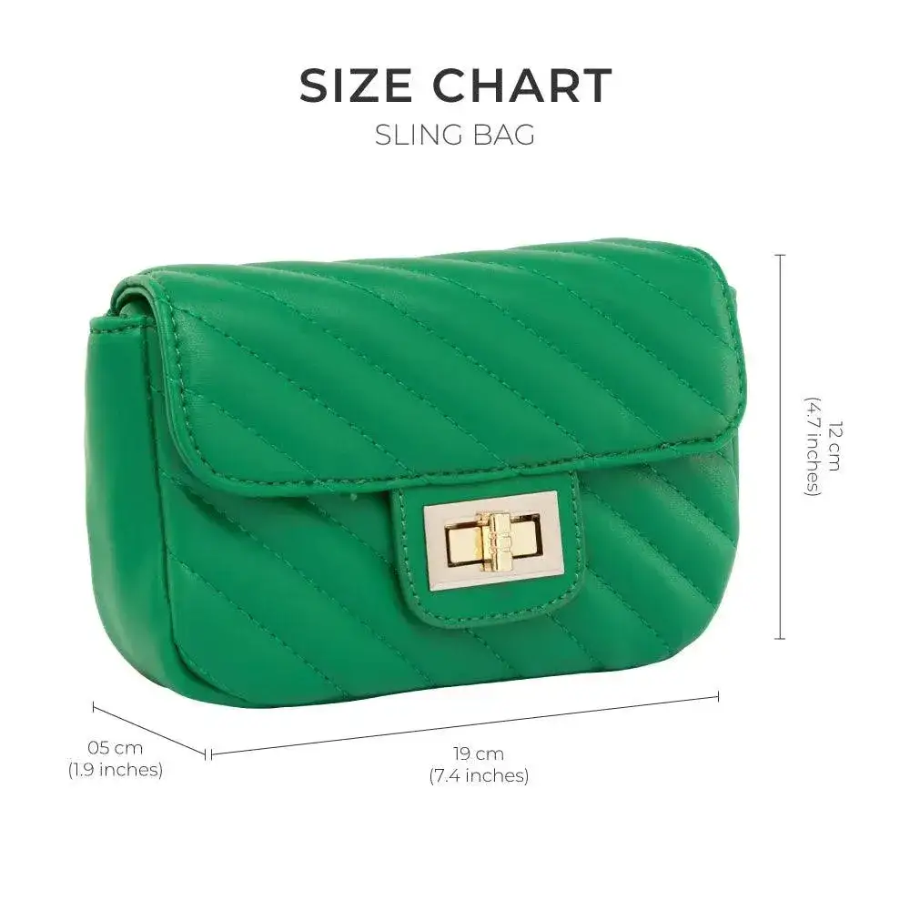 Maddie Popular Mini Green Shoulder Bag - Image 8