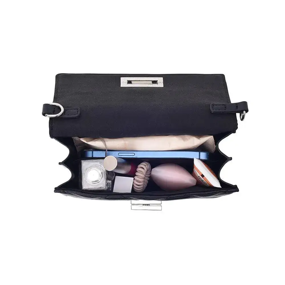 Maddie Mini Twisted Black Shoulder Bag - Image 7