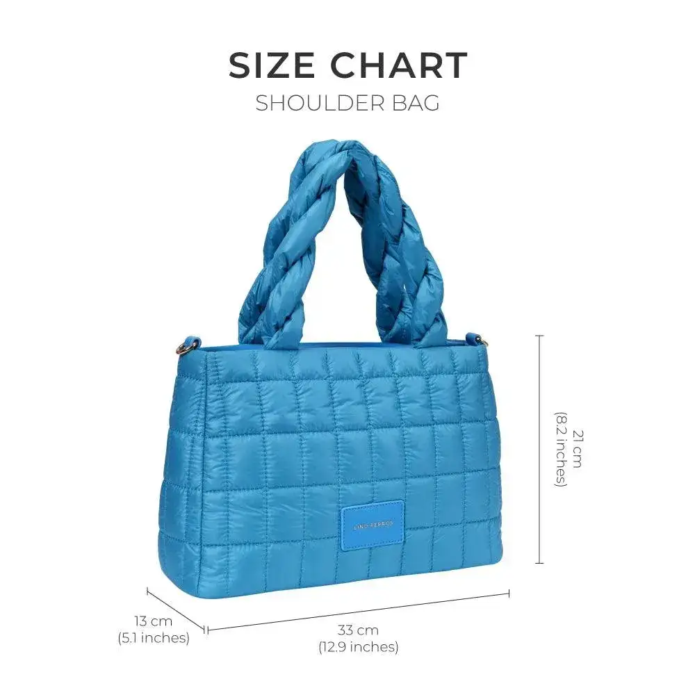 Maddie Playful Blue Shoulder Bag - Image 7