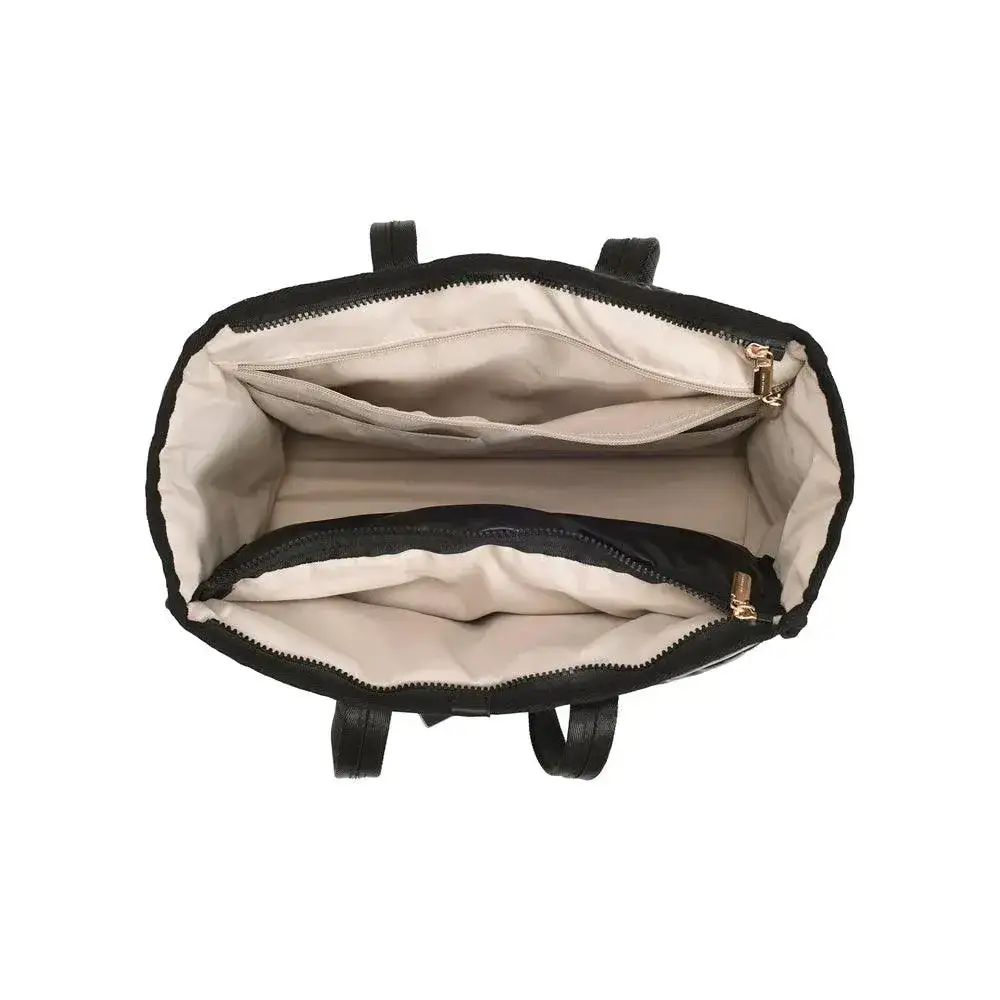 Maddie Travel Black Tote Bag - Image 5