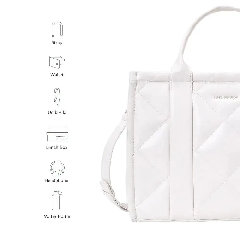 Maddie Weekend Off White Tote Bag - Image 6