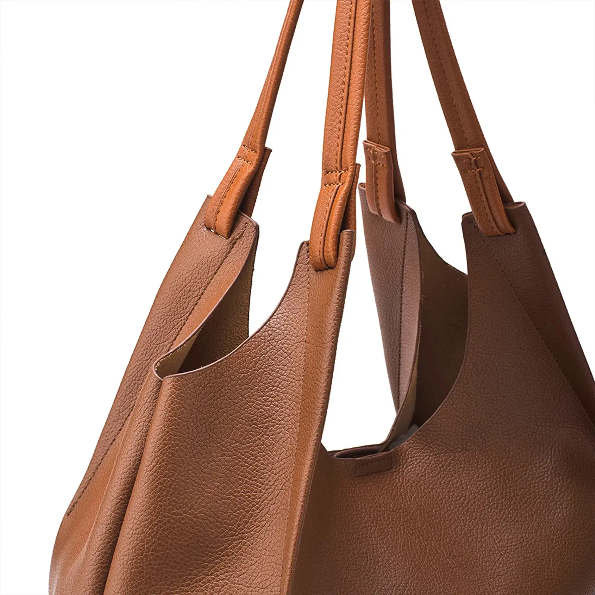 Monroe Chic Brown Tote Bag - Image 5