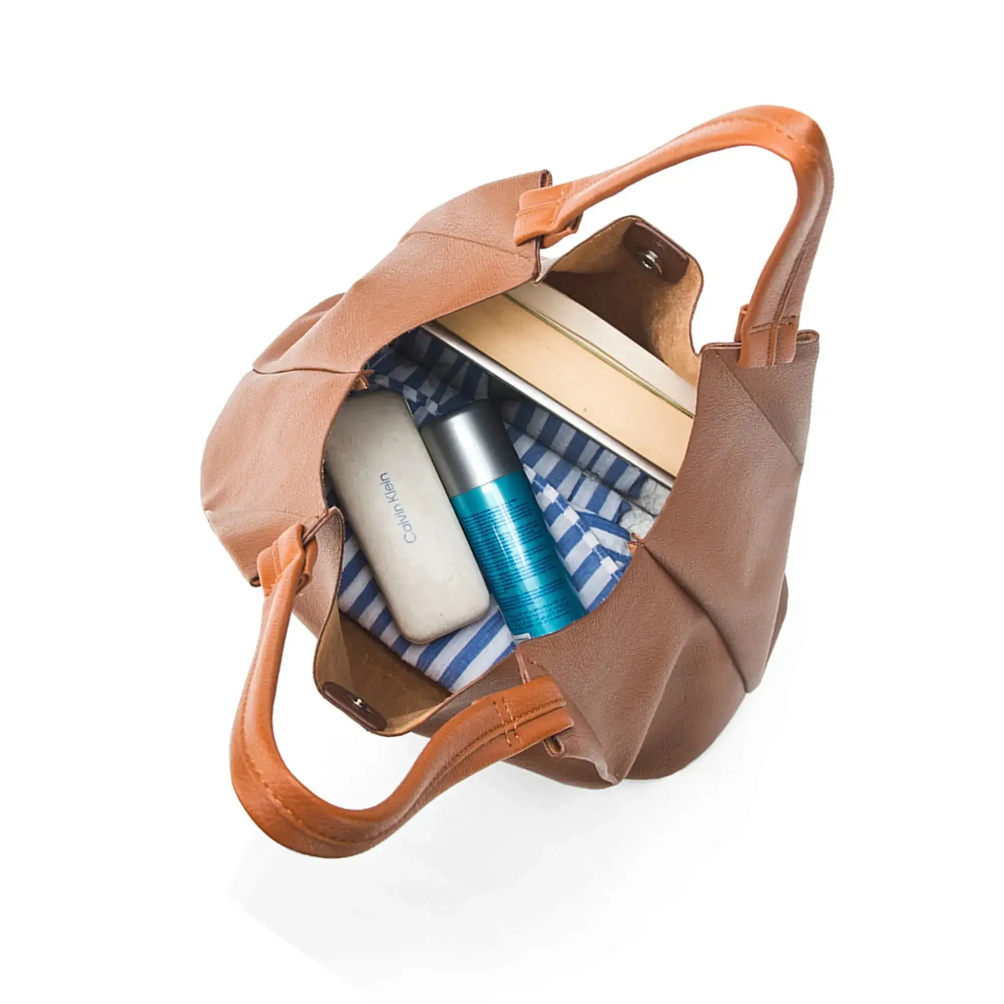 Monroe Chic Brown Tote Bag - Image 7