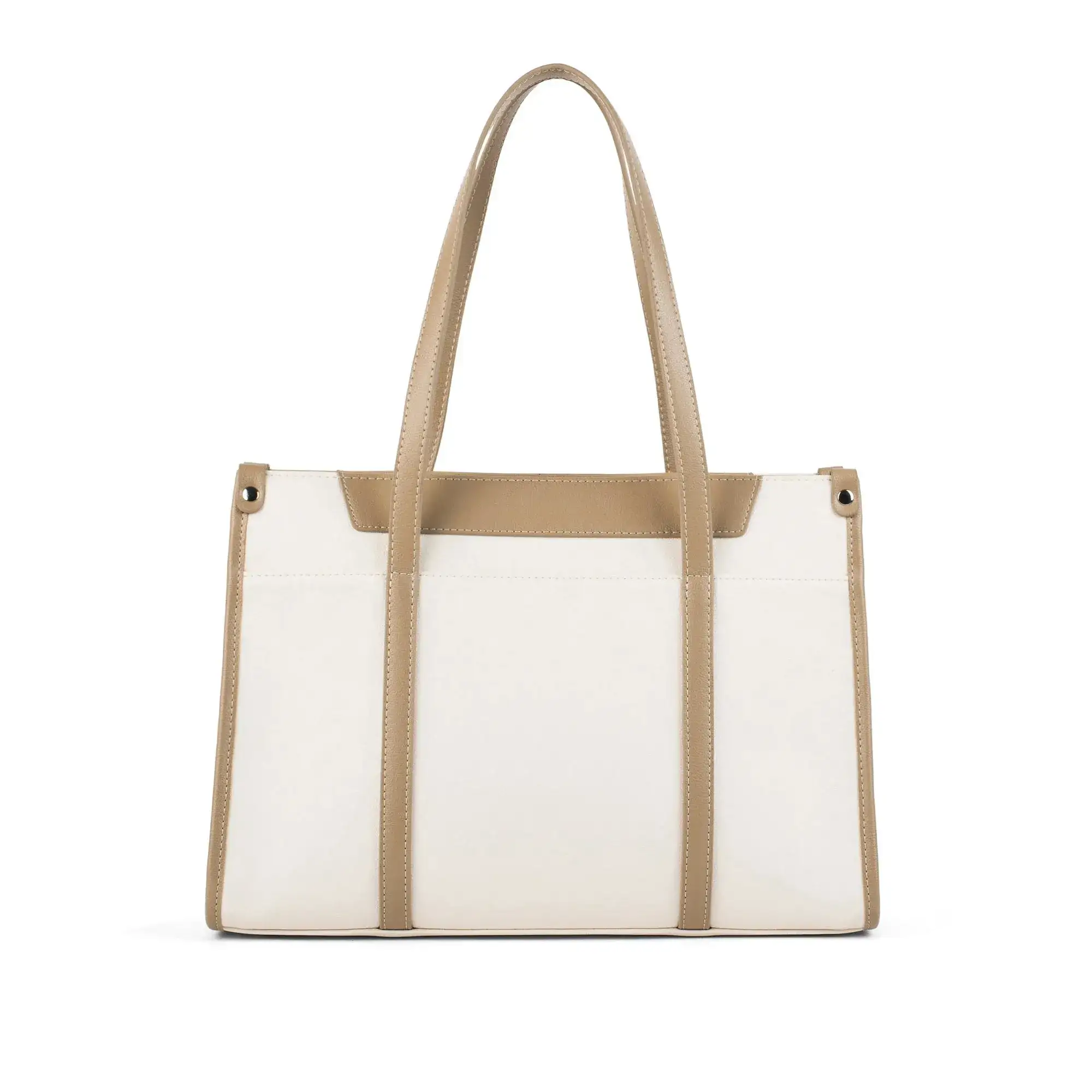 Monroe Dual Color Off White Tote bag - Image 4
