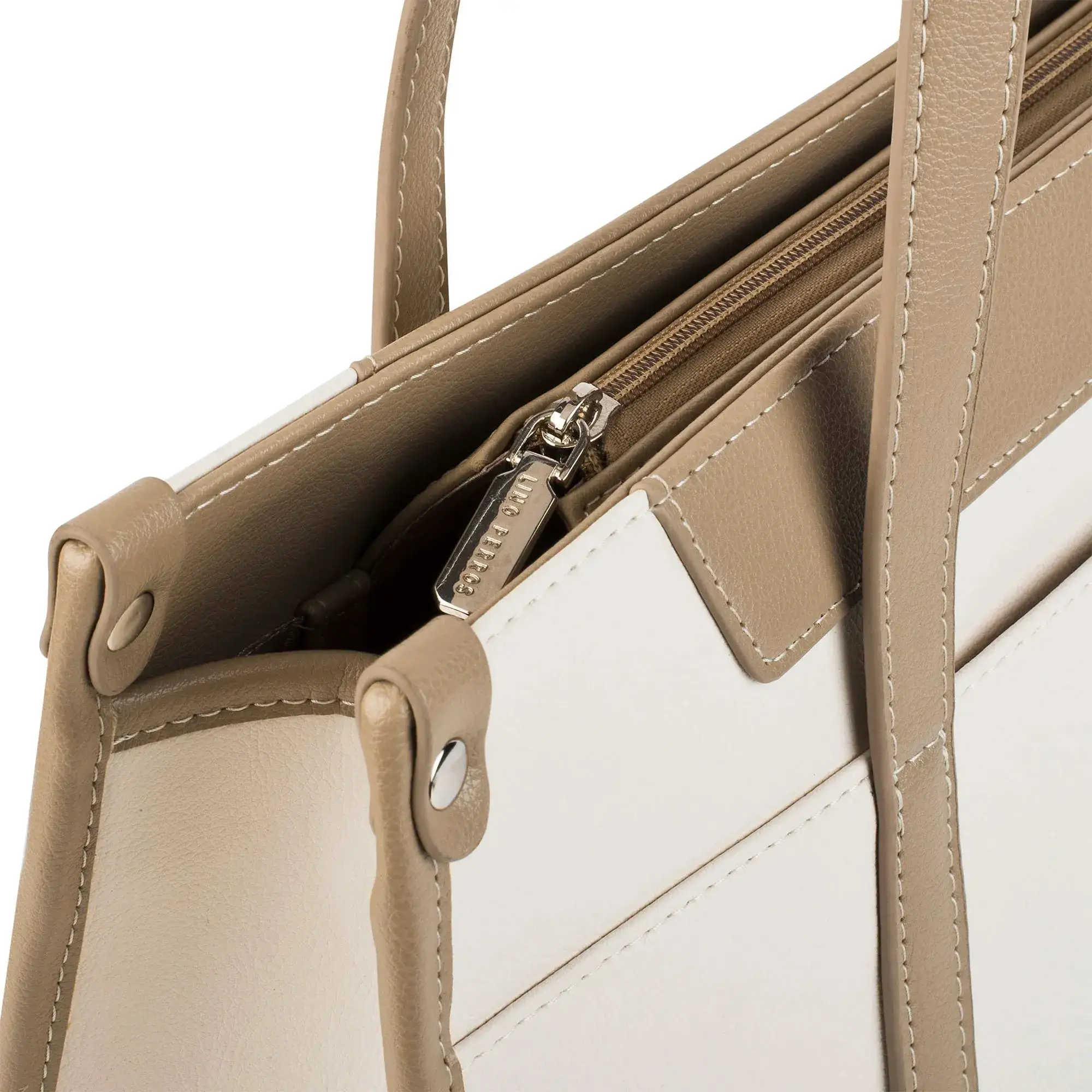 Monroe Dual Color Off White Tote bag - Image 5