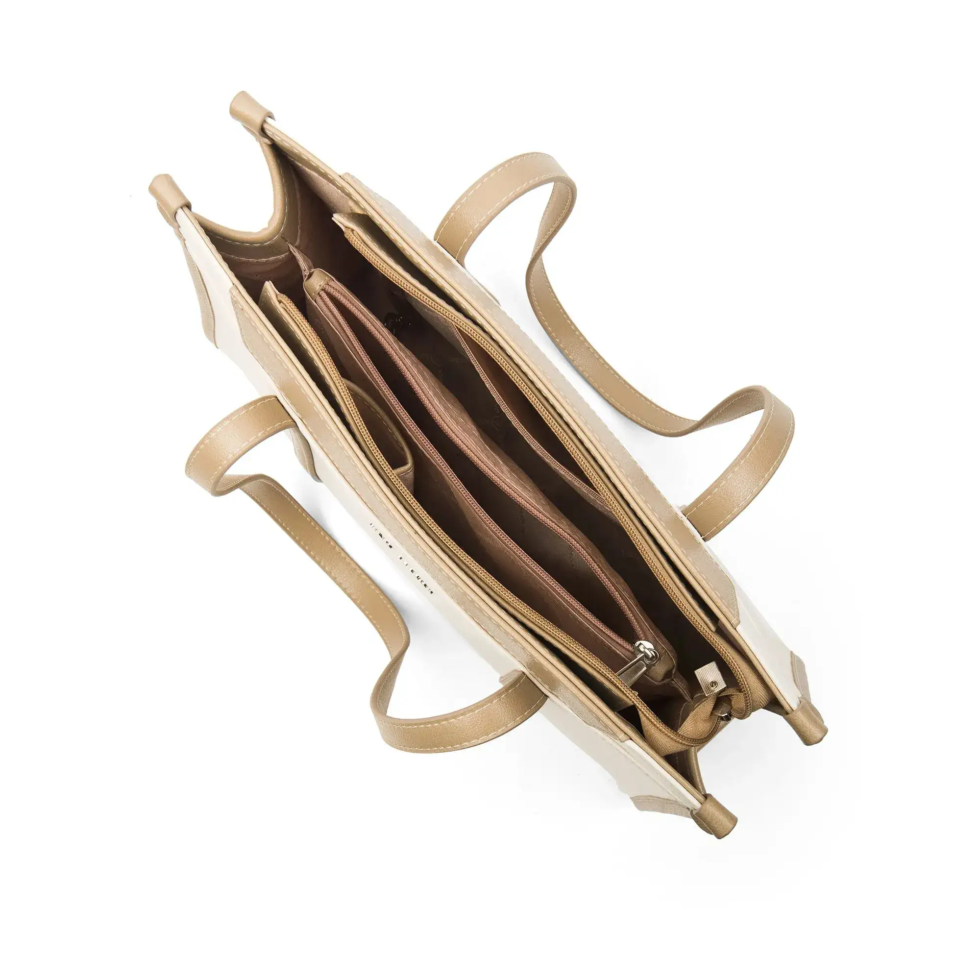 Monroe Dual Color Off White Tote bag - Image 7