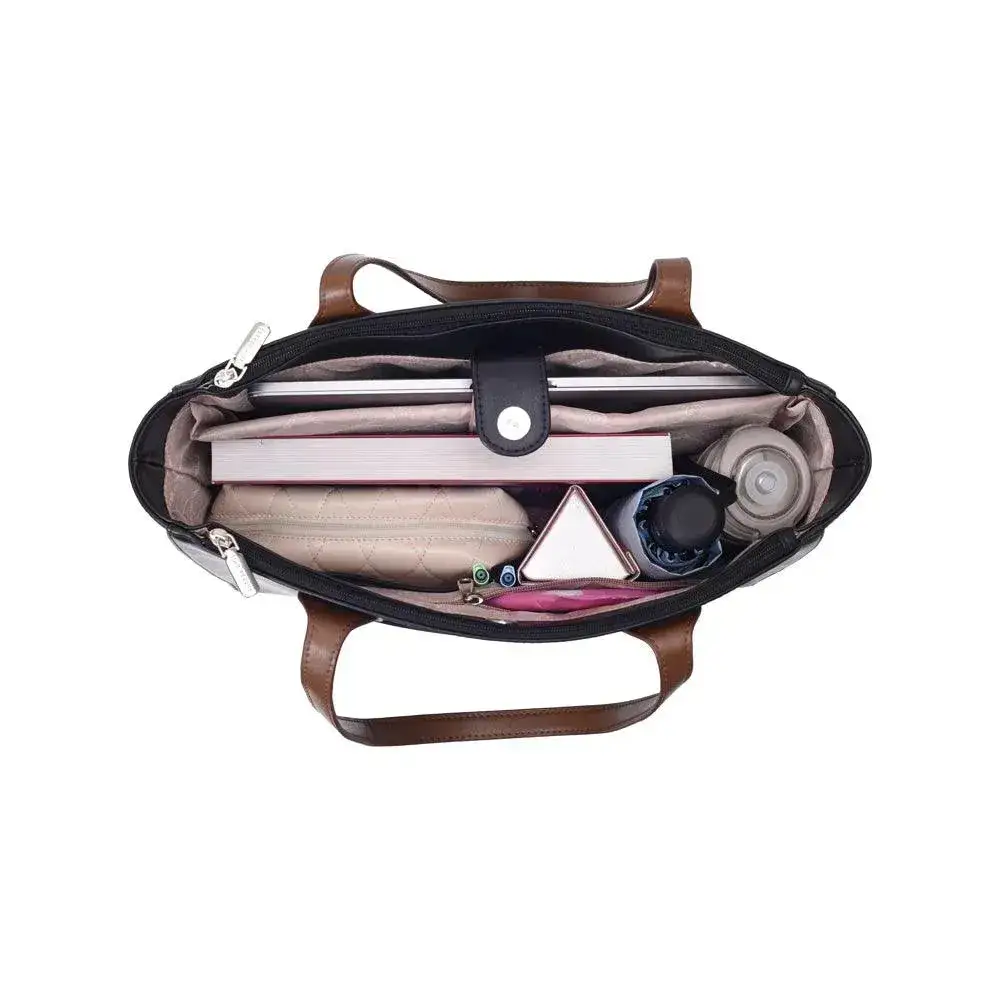 Monroe Elegant Black Tote Bag - Image 6