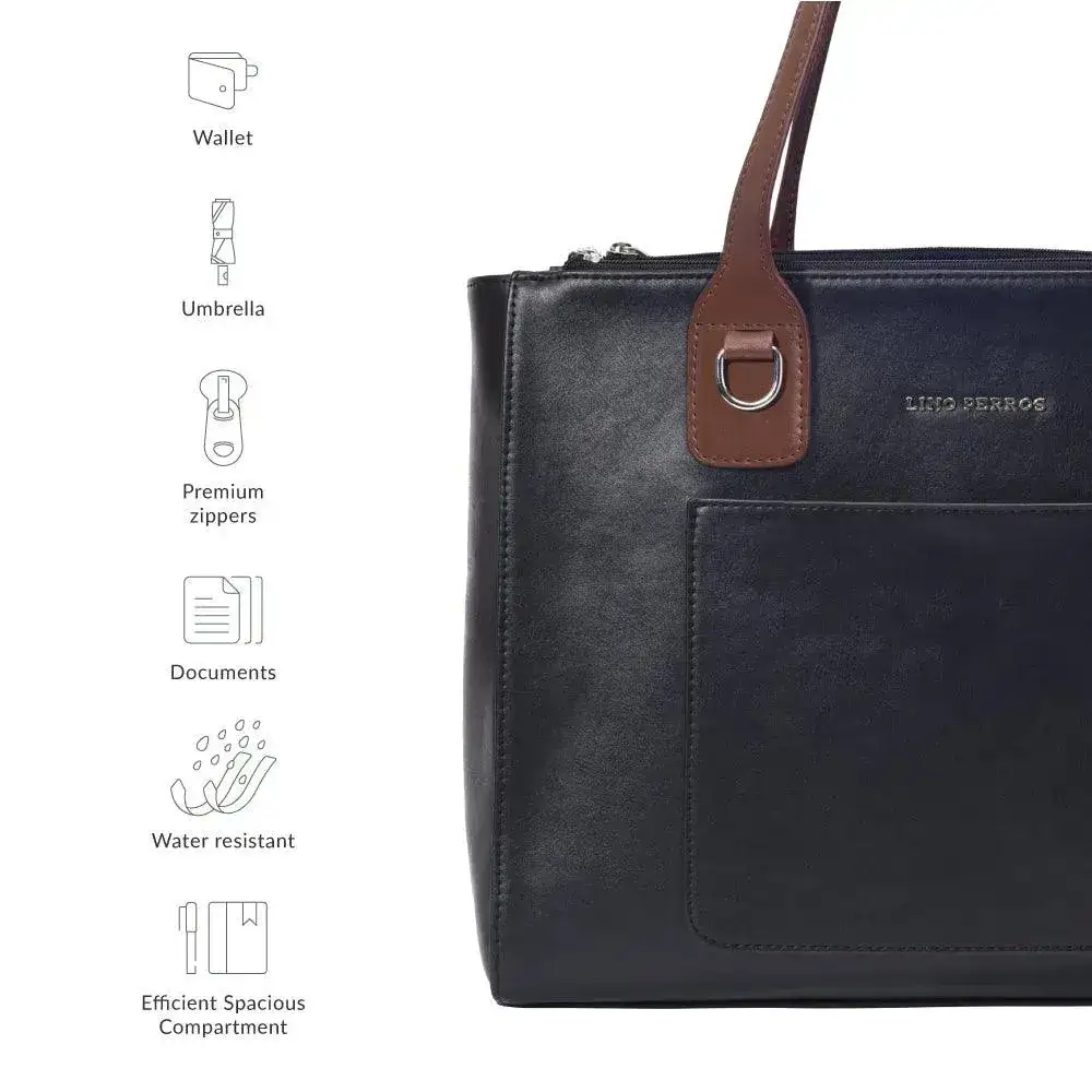 Monroe Elegant Black Tote Bag - Image 7