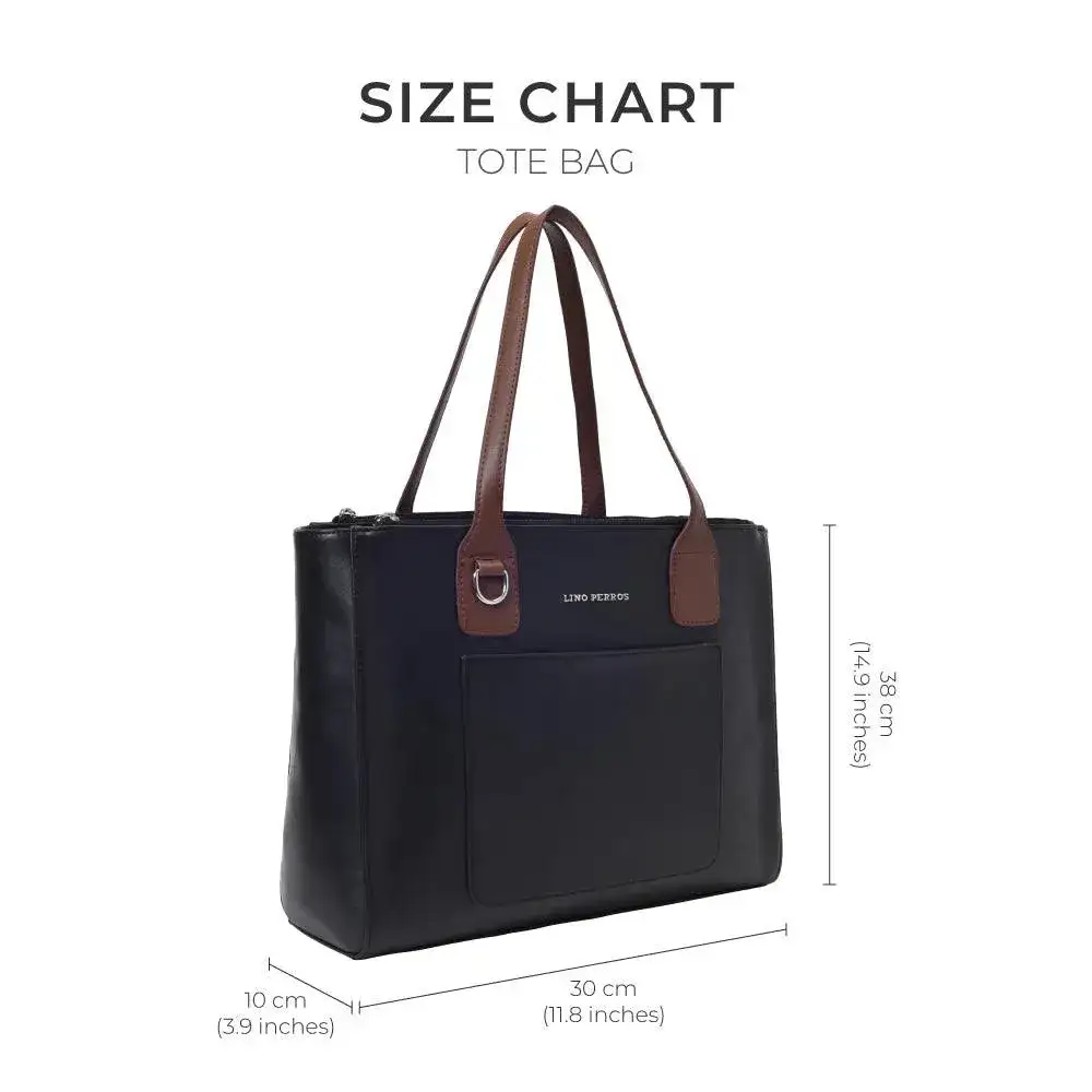 Monroe Elegant Black Tote Bag - Image 8