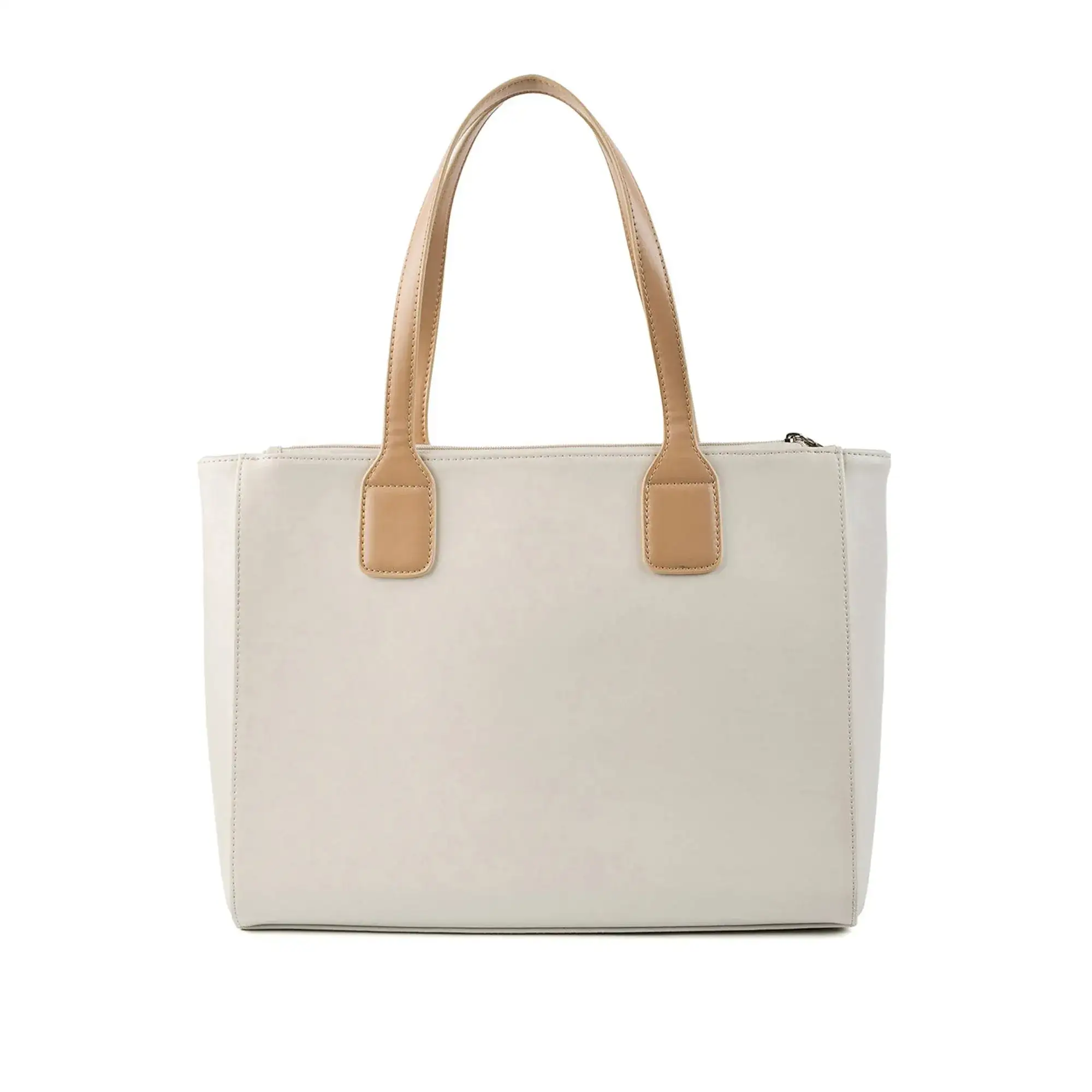 Monroe Elegant Off White Tote Bag - Image 4