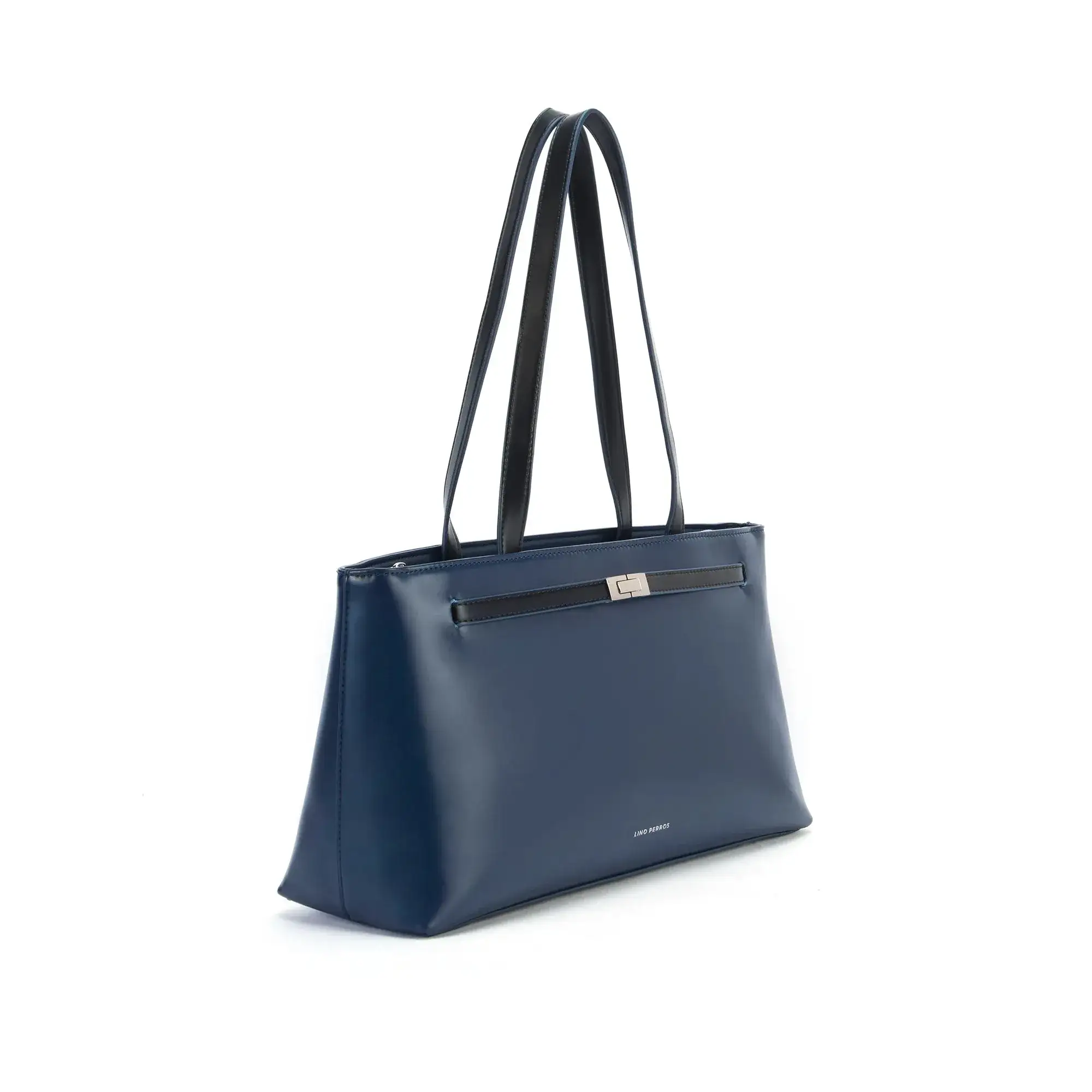 Monroe Tailored Navy Shoulder Bag - Image 3