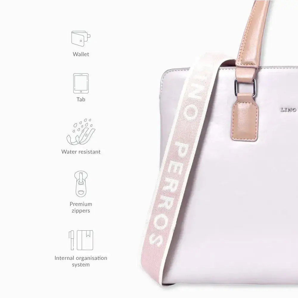 Peggy Subtle Unisex Off White Tote Bag - Image 9
