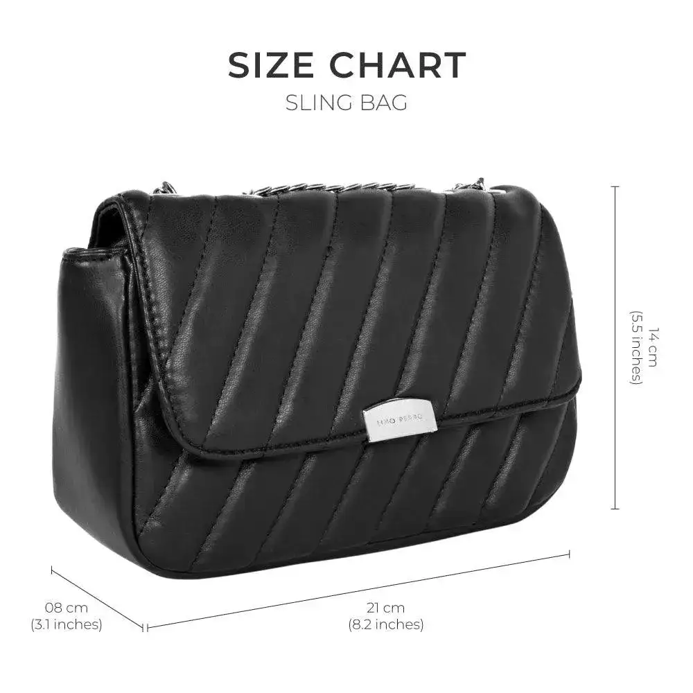 Maddie Candy Mini Black Shoulder Bag - Image 8
