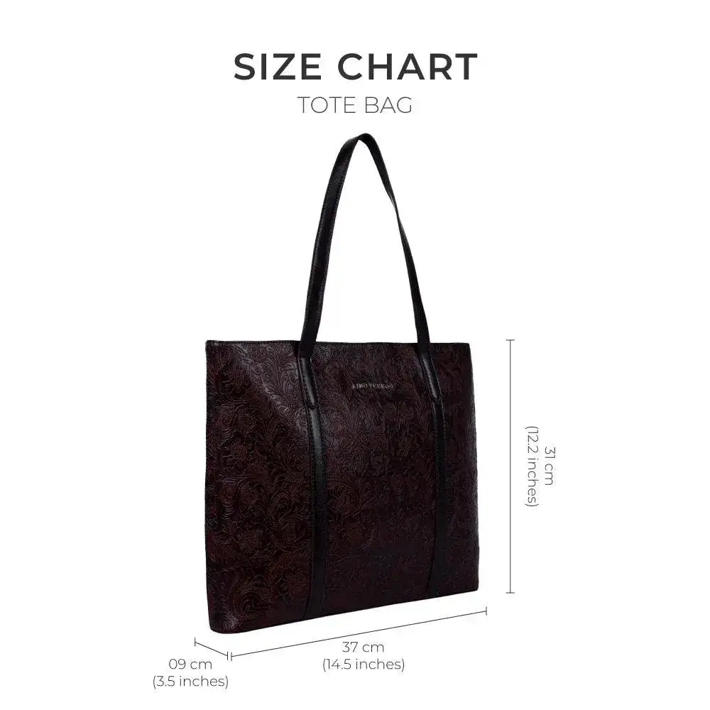 Valley Afternoon Brown Tote Bag - Image 9