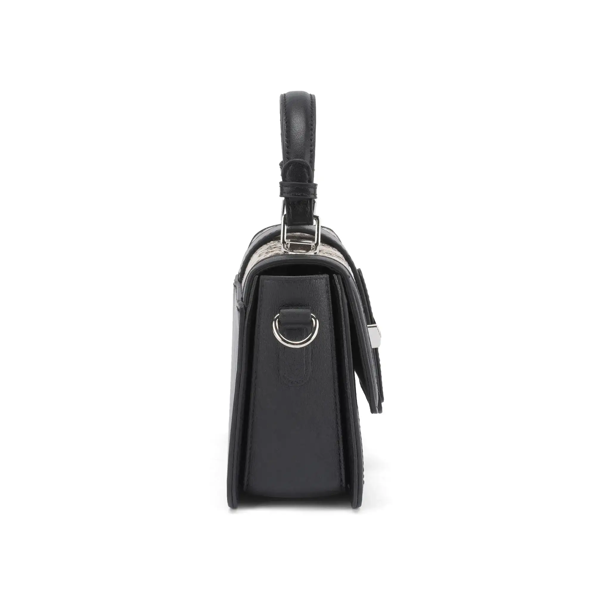 Valley Floral-Infused White Satchel Bag - Image 3