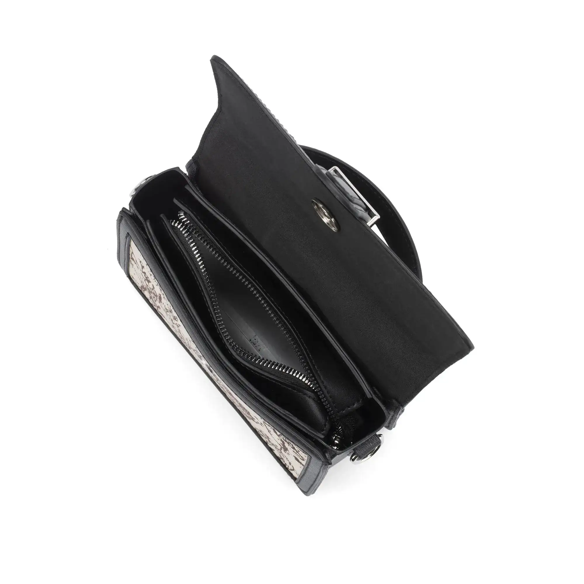 Valley Floral-Infused White Satchel Bag - Image 6