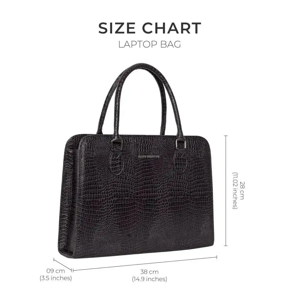 Voyage 9am Brown Laptop Bag - Image 9