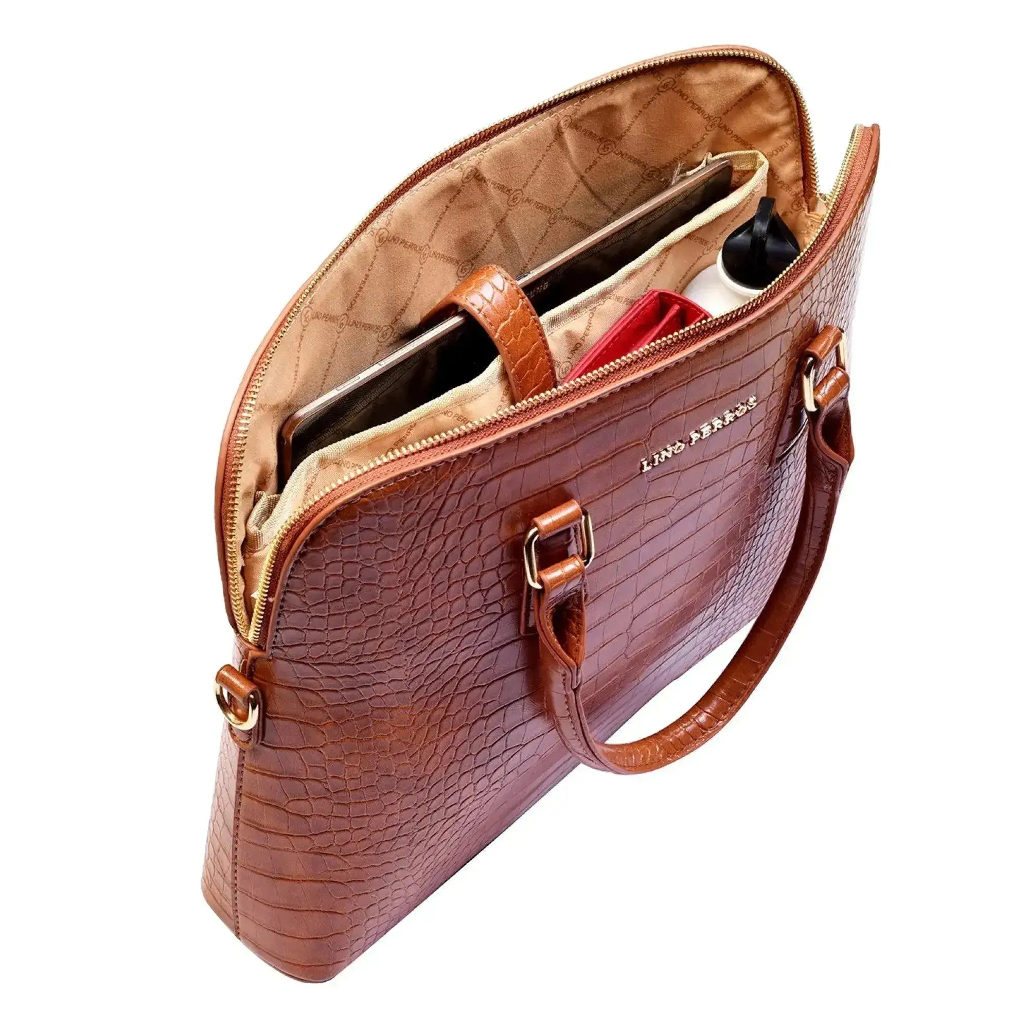 Voyage Confidence Brown Satchel Bag - Image 7