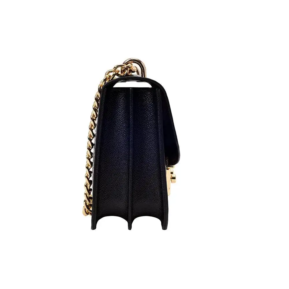 Voyage Structured Black Shoulder Bag - Image 3
