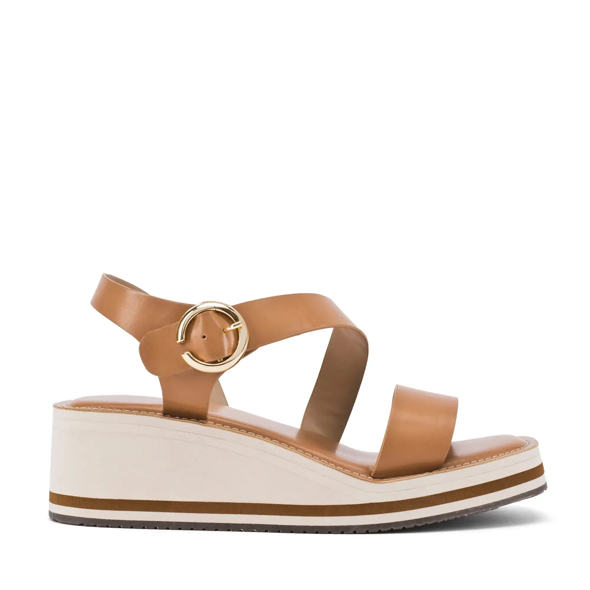 Lopez Liv Comfort Beige Heels - Image 3