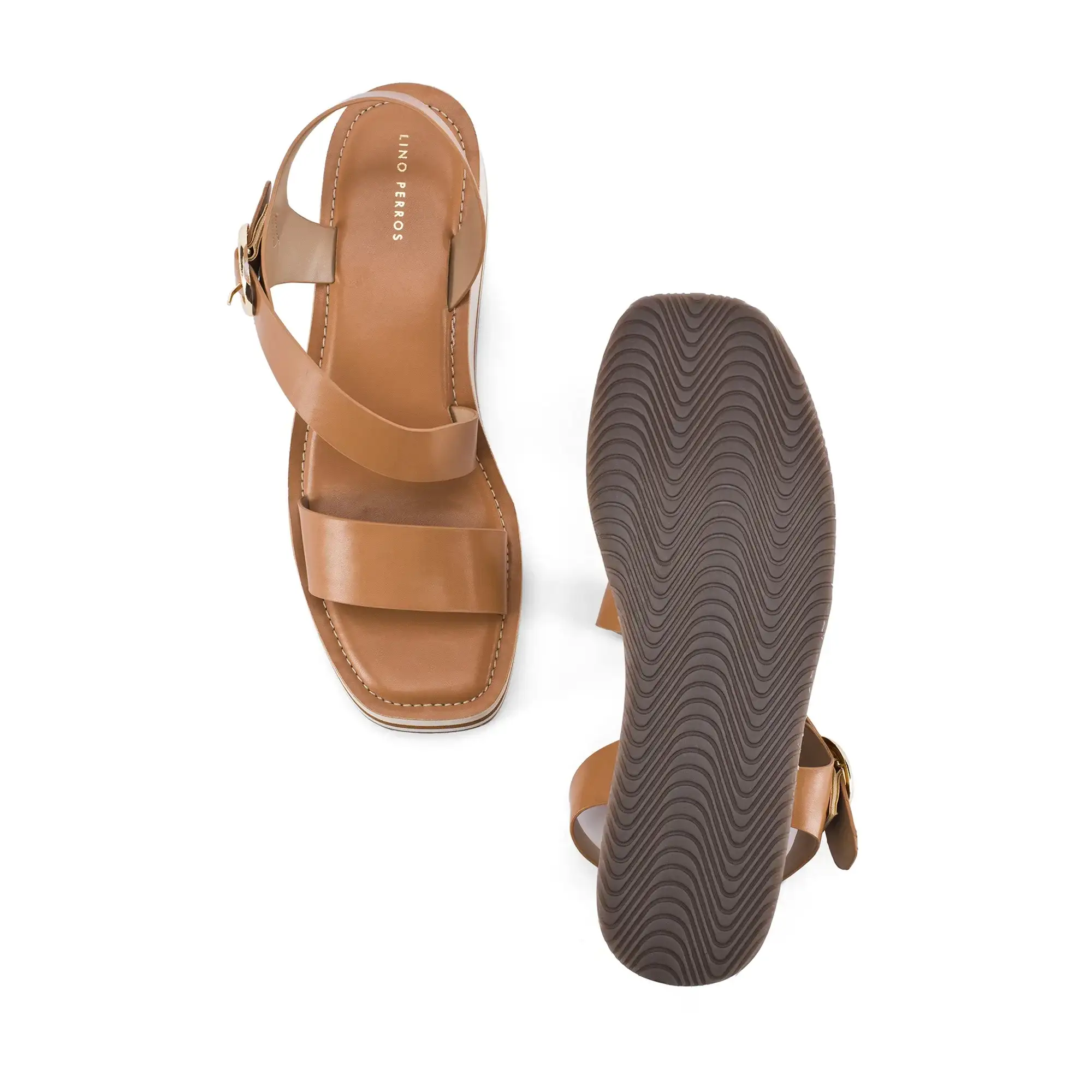 Lopez Liv Comfort Beige Heels - Image 4