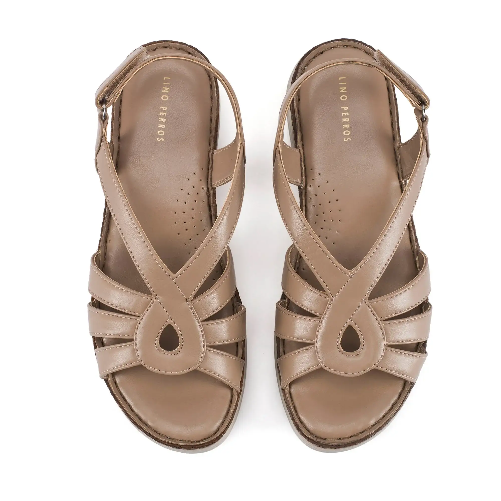 Lopez Marta Comfort Taupe Heels - Image 8