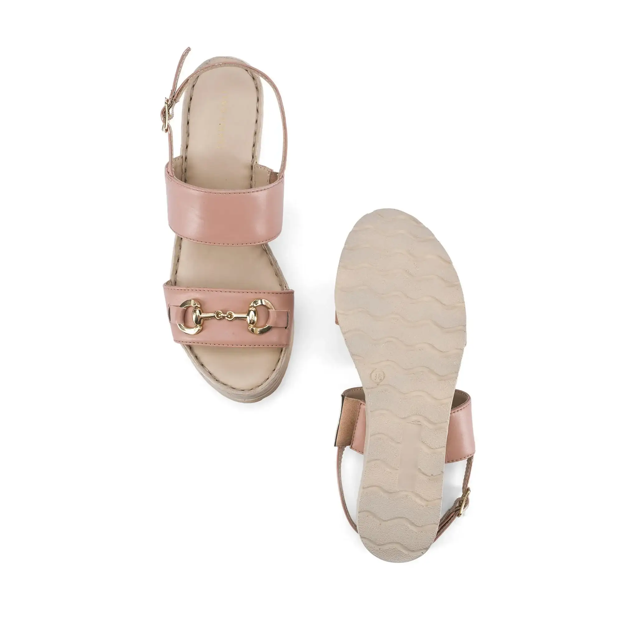 Lopez Tyra Comfort Nude Heels - Image 5