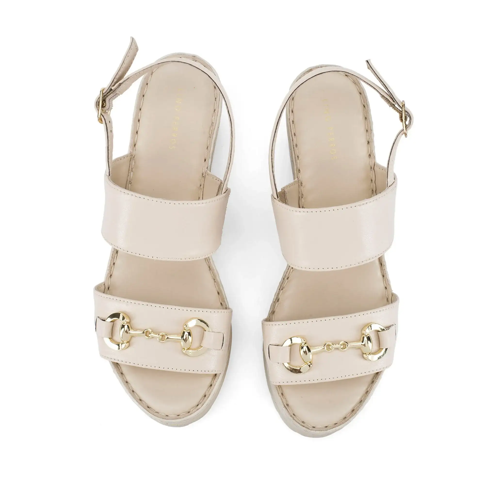 Lopez Tyra Comfort Off-White Heels - Image 8